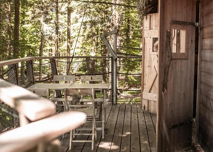 Luxe tent Treehouse Sumava Prachatice